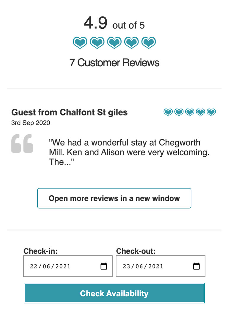 Glamping guest reviews
