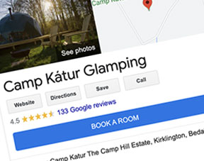 camping glamping search engine Optimisation Devon